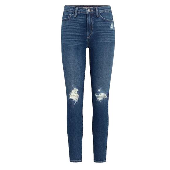 Joes Jeans Flawless The Charlie High Rise Skinny Torn Distressed Jeans Size W24 - Picture 1 of 14